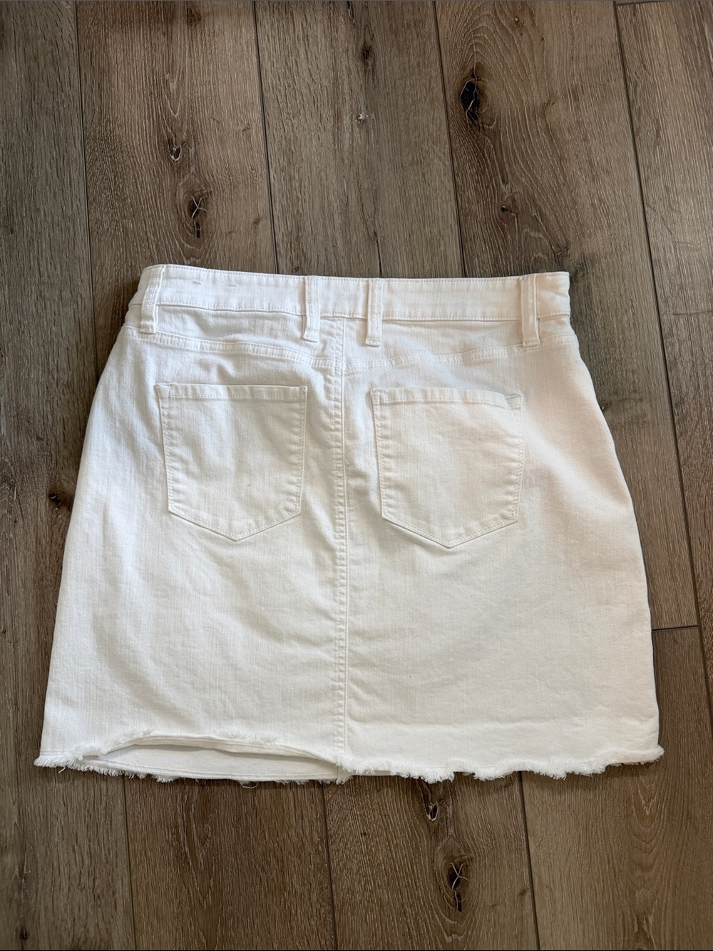 Tommy Bahama White Denim Mini Skirt - Picture 2 of 3